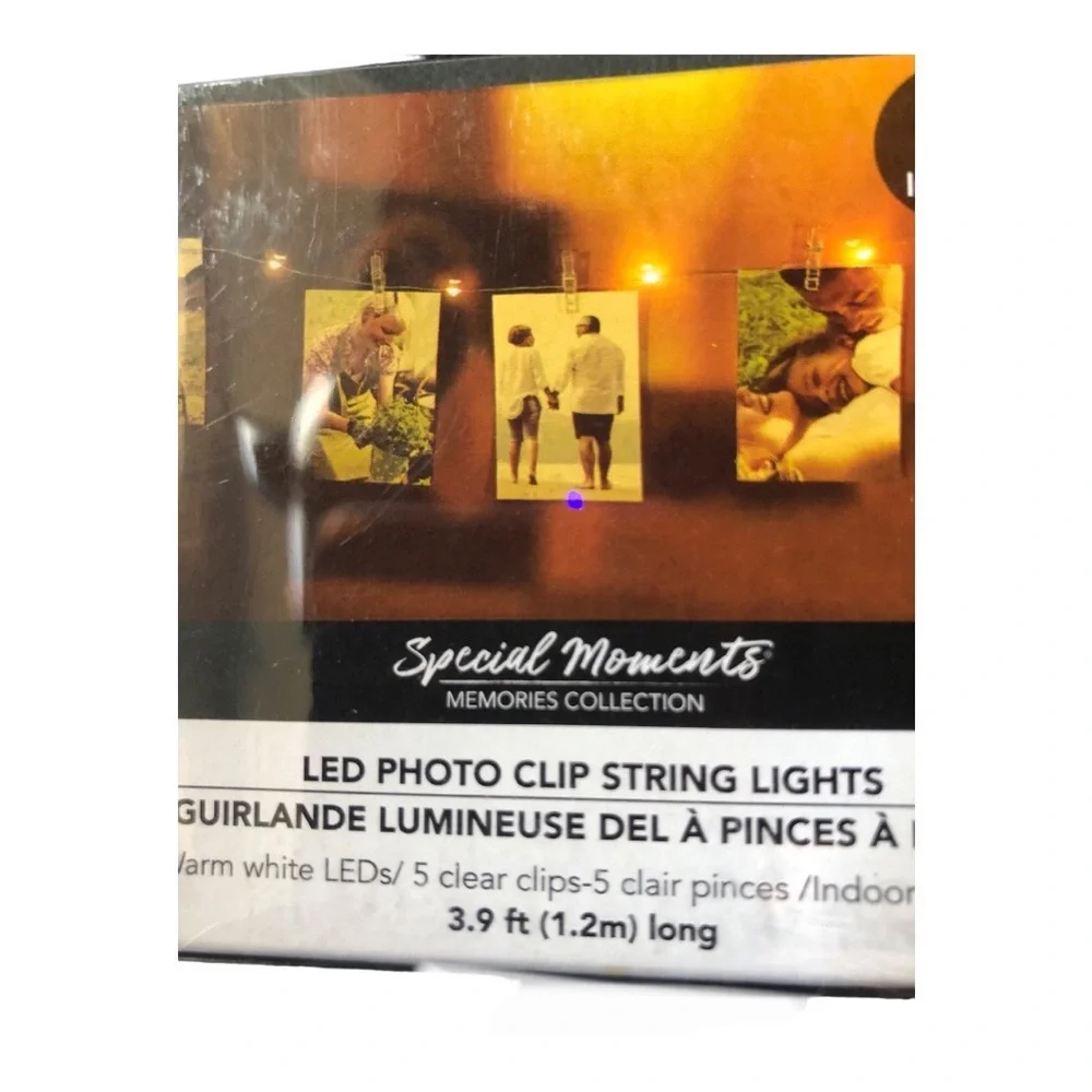 3pack of LED‎ photo clip string lights new